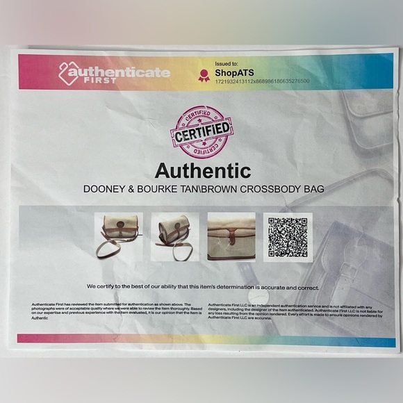 Dooney & Bourke All Weather Pebbled Leather Surry Crossbody Handbag Vintage - Picture 14 of 15